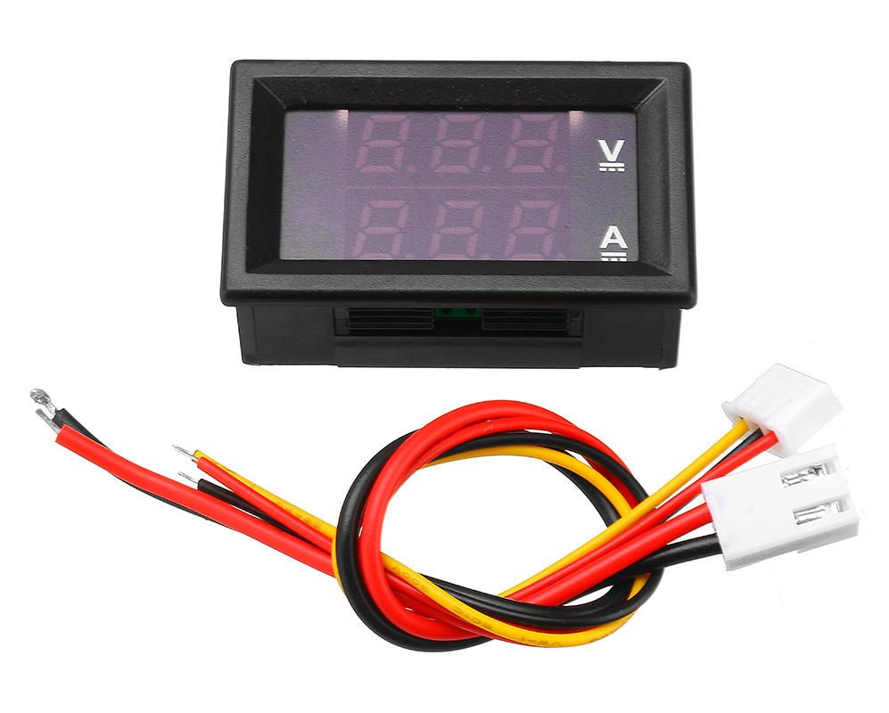 Voltmeter en Amperemeter 0-100V 0-10A segment display 0